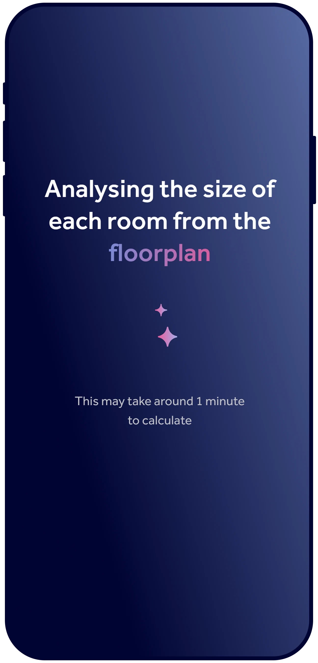 Analysing the size of each room from the floorplan